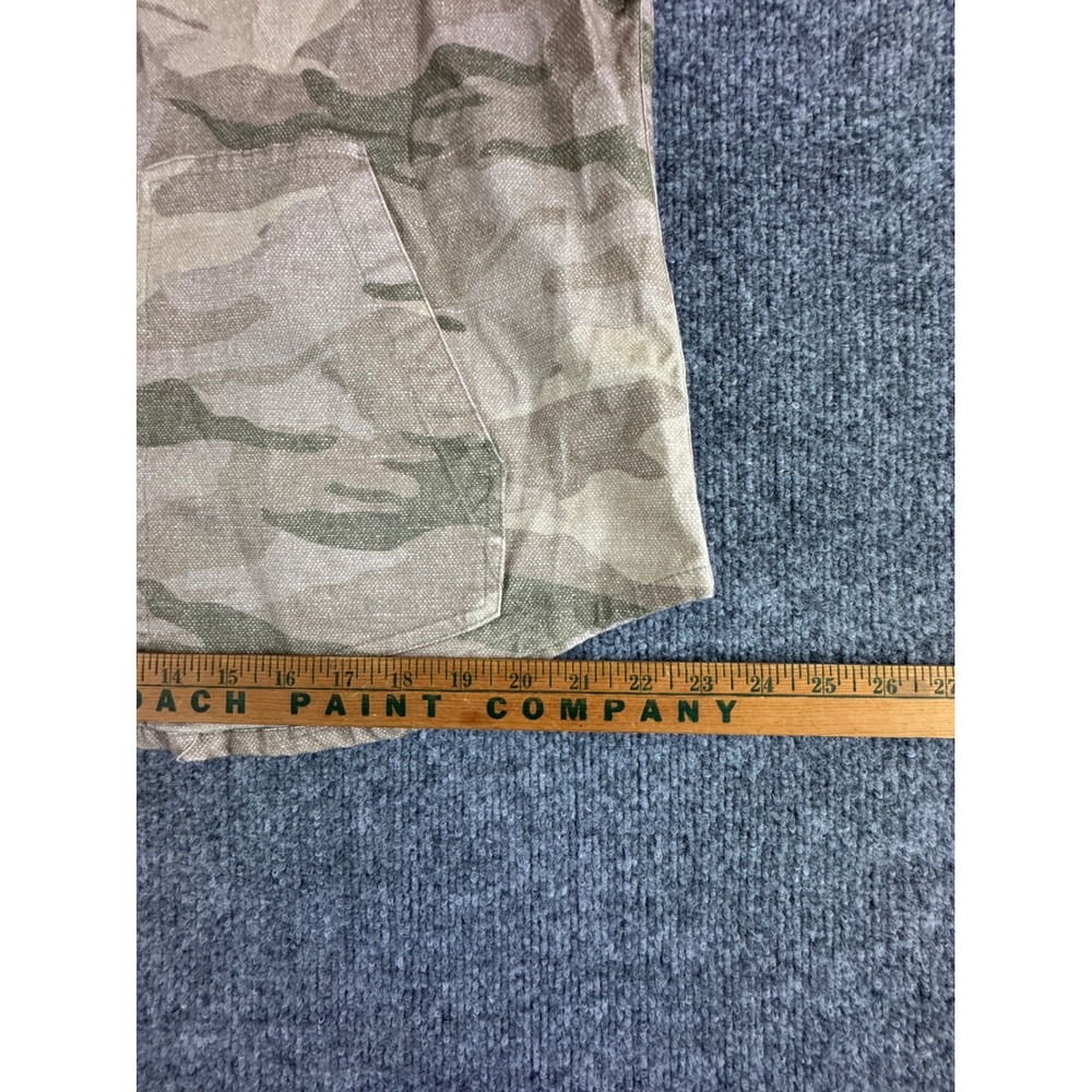 Lords of Harlech Camo Utility Jacket Mens XL Full Zip Pockets Collar - Picture 7 of 14